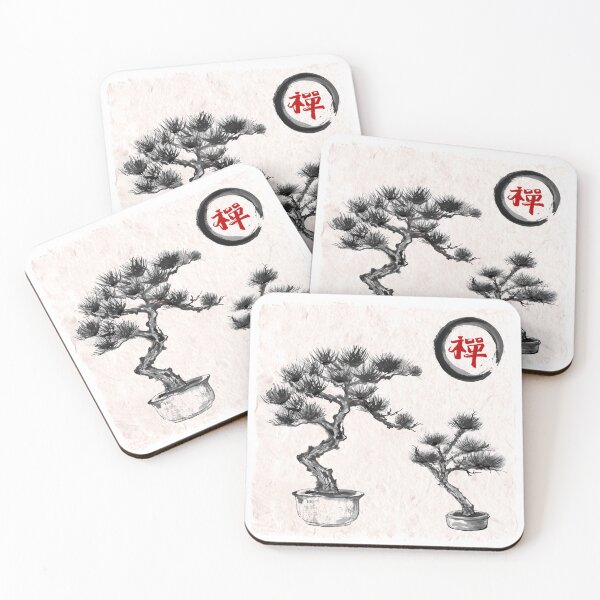 Item preview, Bonsai Kanji Zen designed and sold by ElenaDanilo.