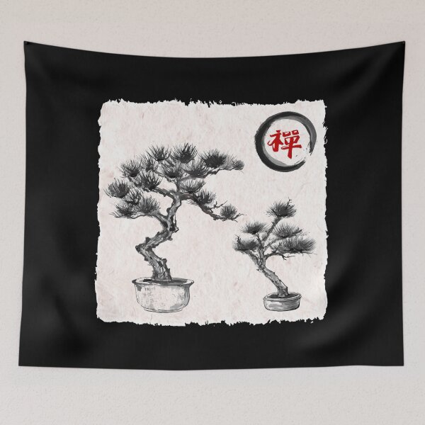 Item preview, Bonsai Kanji Zen designed and sold by ElenaDanilo.