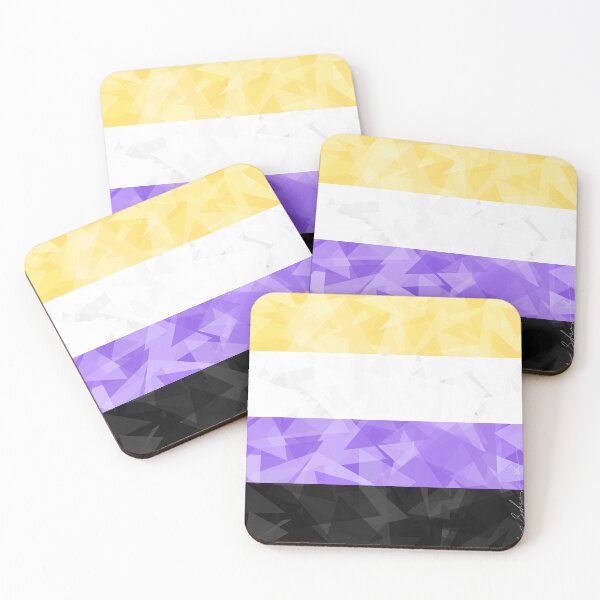 Item preview, Nonbinary Pride Shards designed and sold by SchwarzEzri.