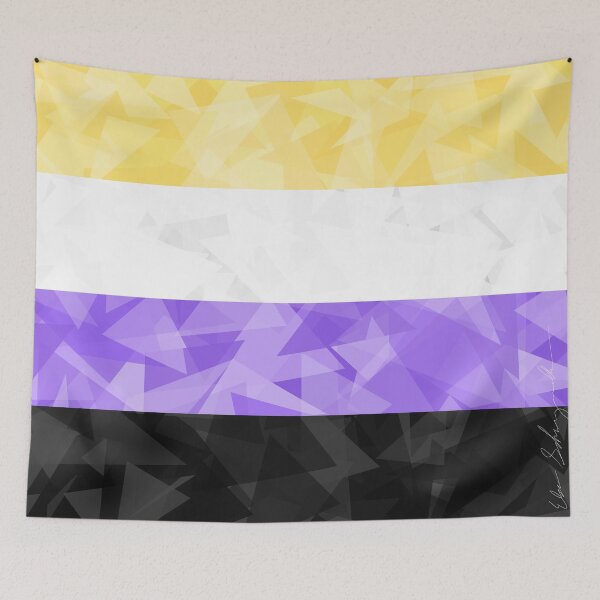 Item preview, Nonbinary Pride Shards designed and sold by SchwarzEzri.