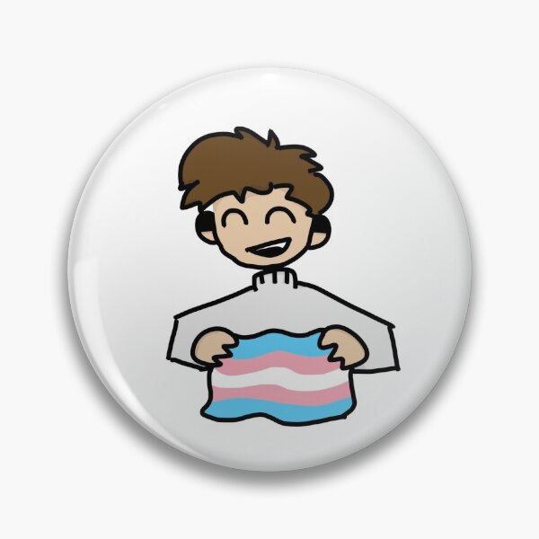 Item preview, Ludwig transgender pride flag sticker designed and sold by tylerwunch.