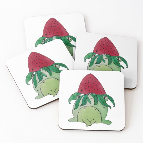 Item preview, Strawberry on Top of Frog Design designed and sold by Ellora  Roy.