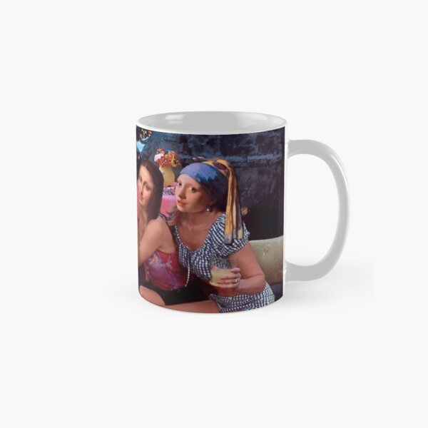 Art and the City. The Birth of Venus, Frida Kahlo, Mona Lisa, Girl with a Pearl Earring Classic Mug