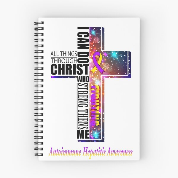 Item preview, I Can Do All Things Through Christ Autoimmune Hepatitis Awareness designed and sold by Brad-FI.