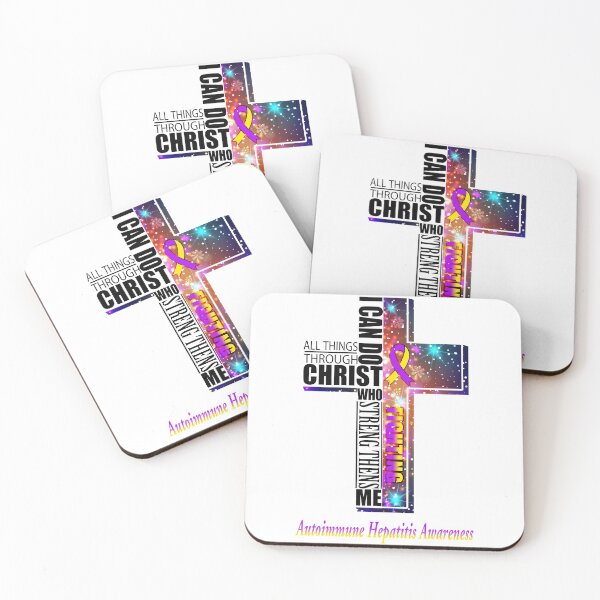 Item preview, I Can Do All Things Through Christ Autoimmune Hepatitis Awareness designed and sold by Brad-FI.