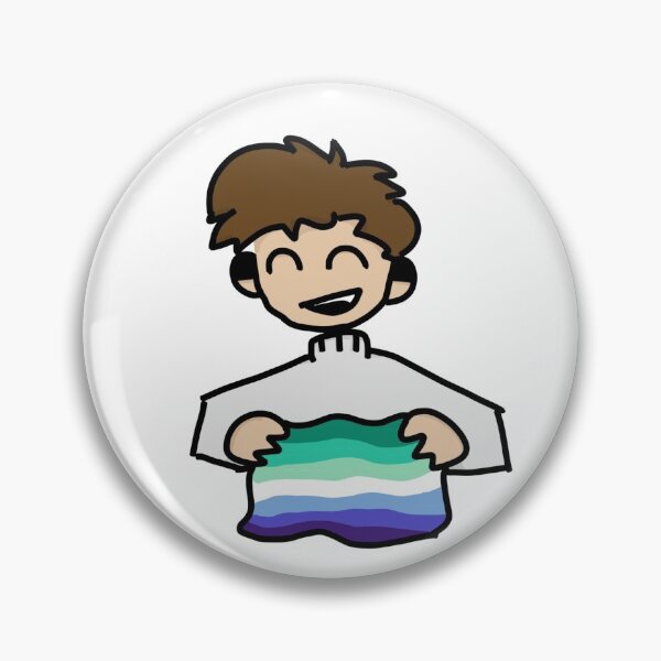 Item preview, Ludwig mlm gay man pride flag sticker designed and sold by tylerwunch.