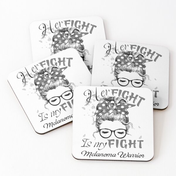 Item preview, Her Fight Is My Fight Melanoma Warrior designed and sold by rechardtee.