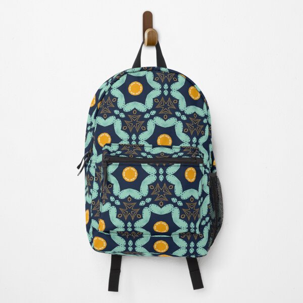 Item preview, Brown and Teal, and Navy Blue Nordic Pattern designed and sold by cozycaroline.