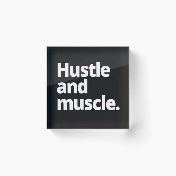 Item preview, Hustle and muscle. designed and sold by WittyChest.