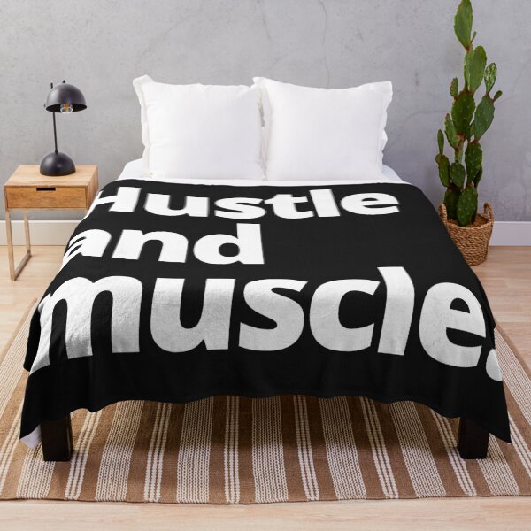 Item preview, Hustle and muscle. designed and sold by WittyChest.