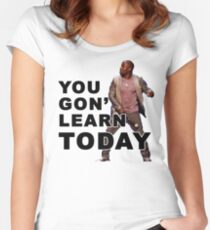 You Gon Learn Today - Kevin Hart Women's Fitted Scoop T-Shirt