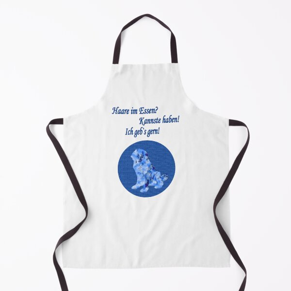 Item preview, Newfoundland dog eating blue hair designed and sold by Moonyflower.