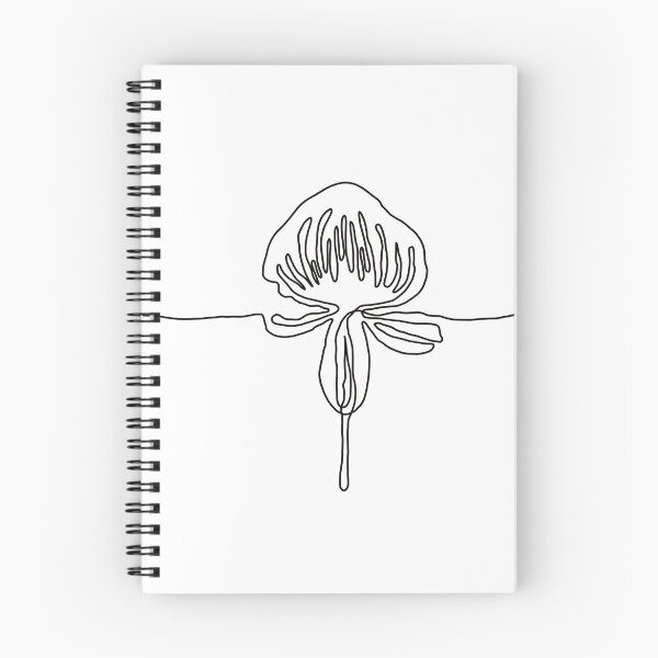 Item preview, Lady slipper one line hand drawn  designed and sold by Meennieartwork.