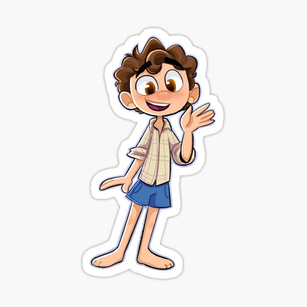 Just a simple Luca movie fan-art Sticker by Ramona Bruno