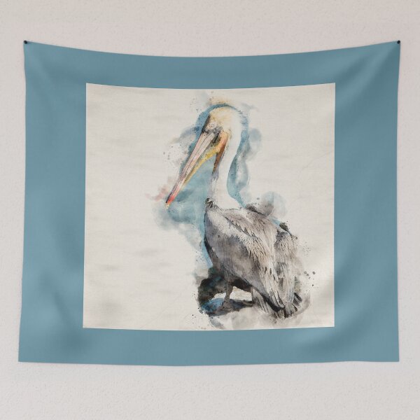 Item preview, Pelican | Wildlife Watercolor Illustration designed and sold by DragonflyDes.