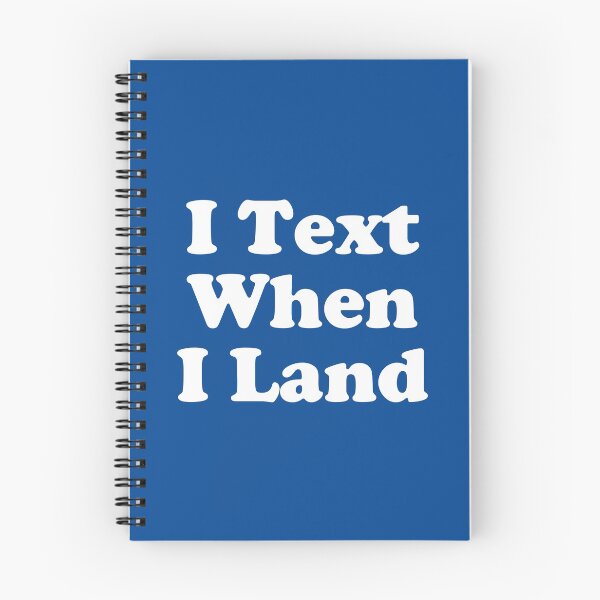 Item preview, I Text When I Land - For Those Addicted To Traveling And Aviation #1 designed and sold by SalahBlt.