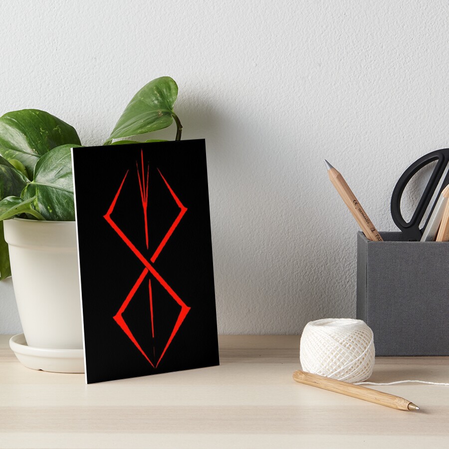 Berserk Curse Mark Art Board Print By Glock67 Redbubble   Gbra,5x7,900x900 