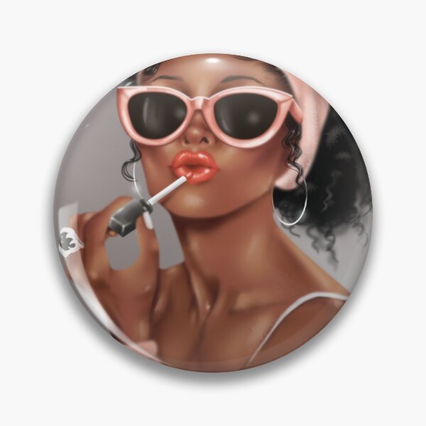 Item preview, Black Glam Girl Bathroom Aart designed and sold by sociallynina.
