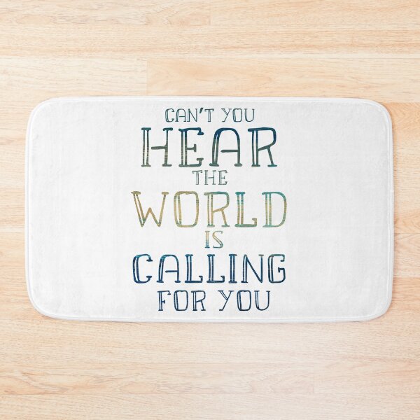 Item preview, Trolls-Inspired "The World Is Calling" designed and sold by mulberrydragon.