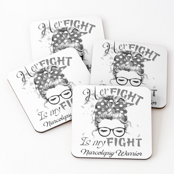 Item preview, Her Fight Is My Fight Narcolepsy Warrior designed and sold by rechardtee.