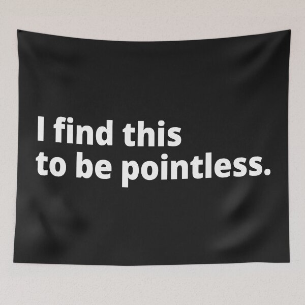 Item preview, I find this to be pointless. designed and sold by WittyChest.