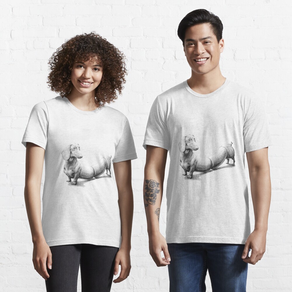 "sausage dog" Tshirt for Sale by redmerhoekstra Redbubble sausage