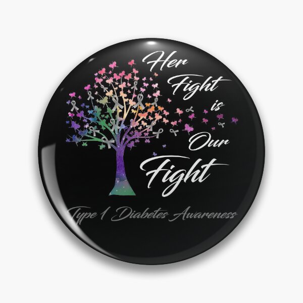 Item preview, Her Fight Is Our Fight Type 1 Diabetes Awareness designed and sold by Gillosina.