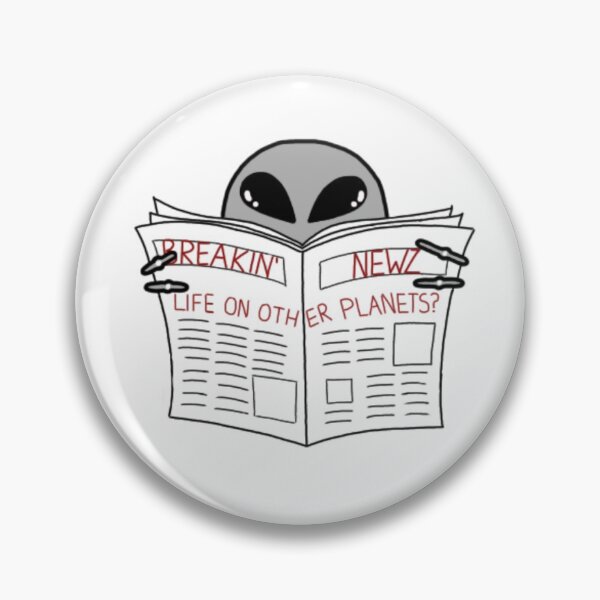 Item preview, ALIEN NEWSPAPER designed and sold by Madisonelgxy.