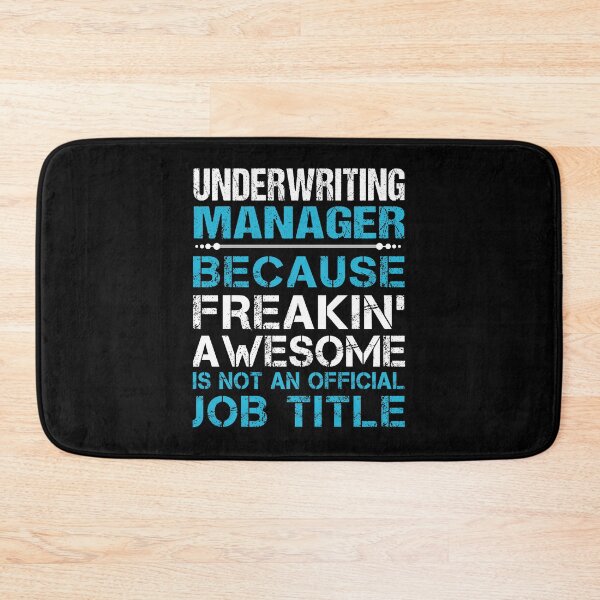 Item preview, Underwriting Manager T Shirt - Freaking Awesome Gift Item Tee designed and sold by allahamher.
