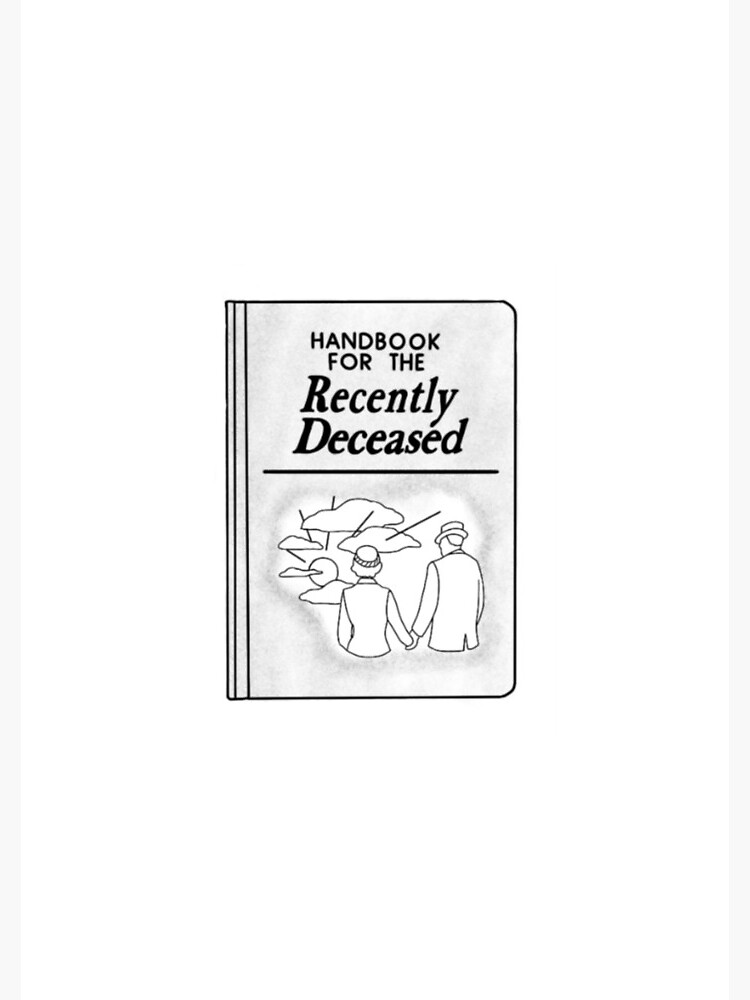 handbook-for-the-recently-deceased-journal-for-sale-by-aeipathy-tattoo-redbubble for Free Printable Handbook For The Recently Deceased Handbook for the Recently Deceased