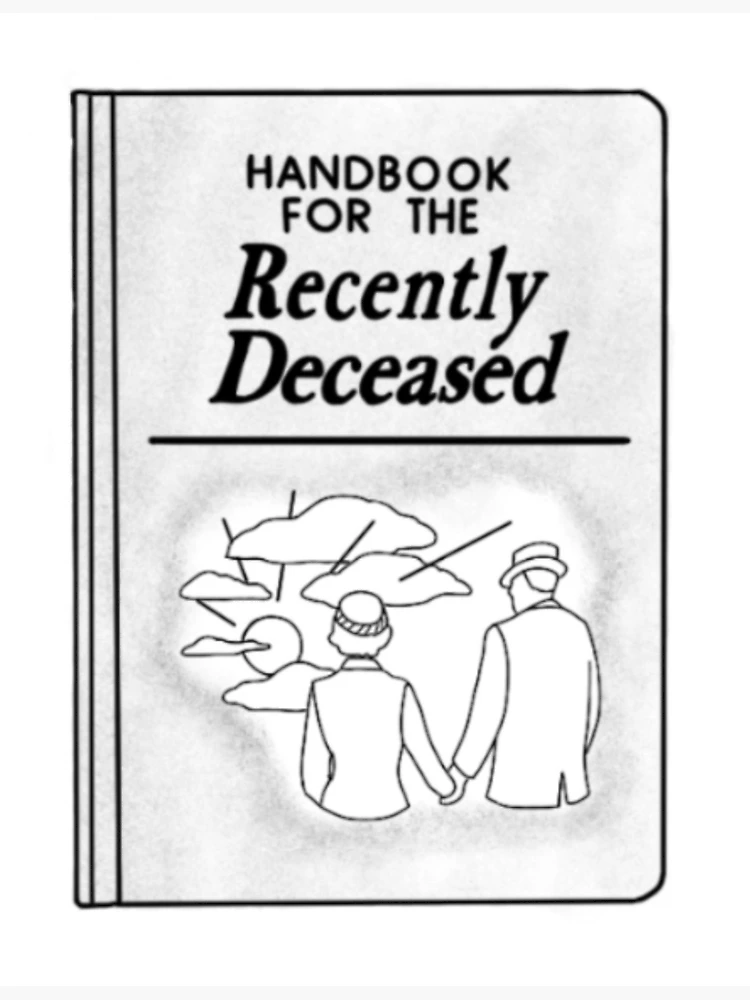 handbook-for-the-recently-deceased-magnet-for-sale-by-aeipathy-tattoo-redbubble for Free Printable Handbook For The Recently Deceased Handbook for the Recently Deceased