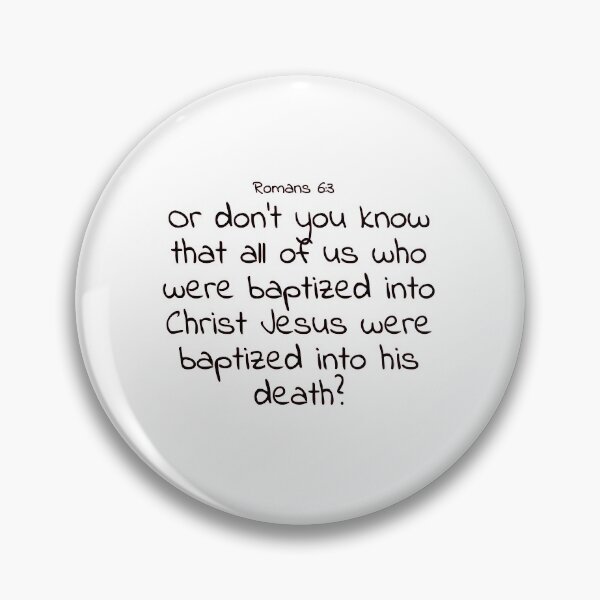 Item preview, Bible verse: Romans 6:3 designed and sold by john-3-16.