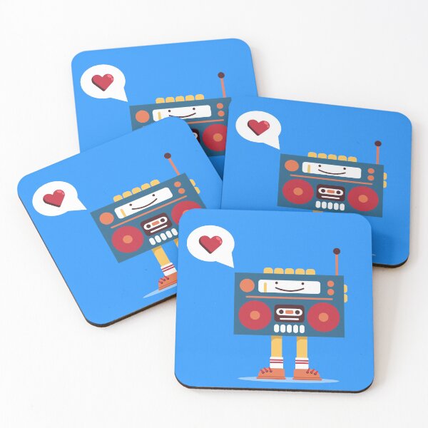Item preview, Happy Boombox Loves You designed and sold by thegoodwordsco.