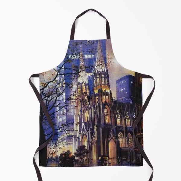 Item preview, St. Patrick's Cathedral, Watercolor Manhattan, NYC designed and sold by Tamarage.