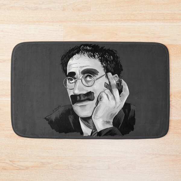 Item preview, Groucho Marx Portrait Illustration by Burro designed and sold by burrotees.