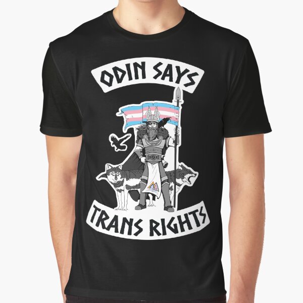 Item preview, Odin Says Trans Rights designed and sold by WolfTheRed.