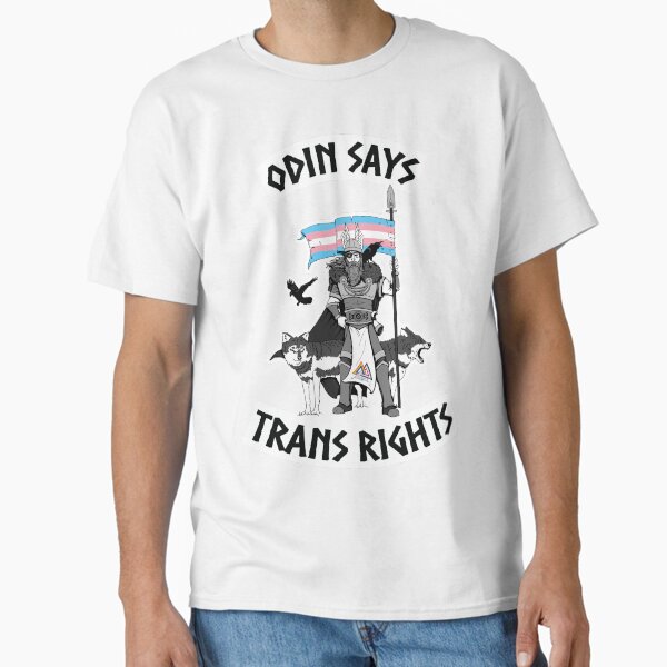 Item preview, Odin Says Trans Rights designed and sold by WolfTheRed.
