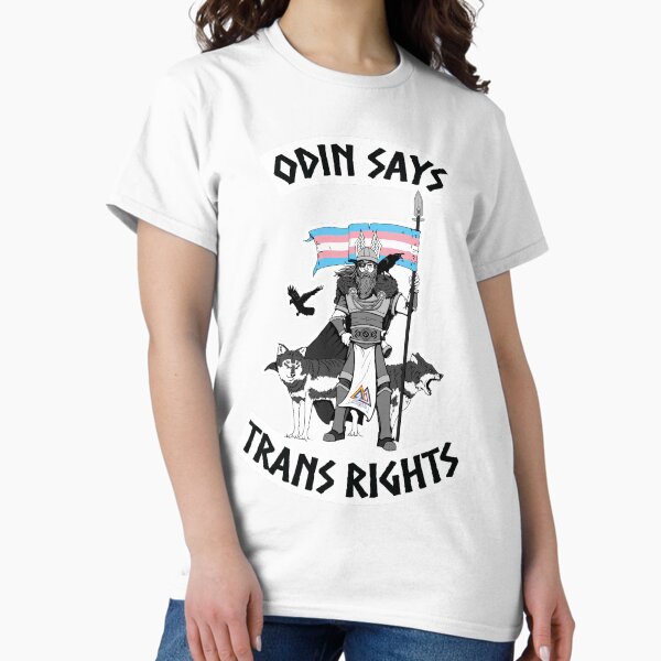 Artikel-Vorschau von Odin sagt Trans-Rechte, designt und verkauft von WolfTheRed.