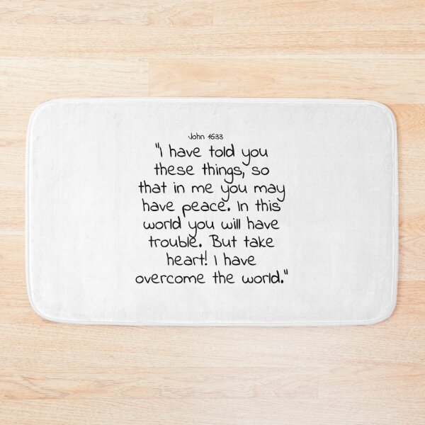 Item preview, Bible verse: John 16:33 designed and sold by john-3-16.