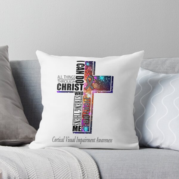 Item preview, I Can Do All Things Through Christ Cortical Visual Impairment Awareness designed and sold by Brad-FI.