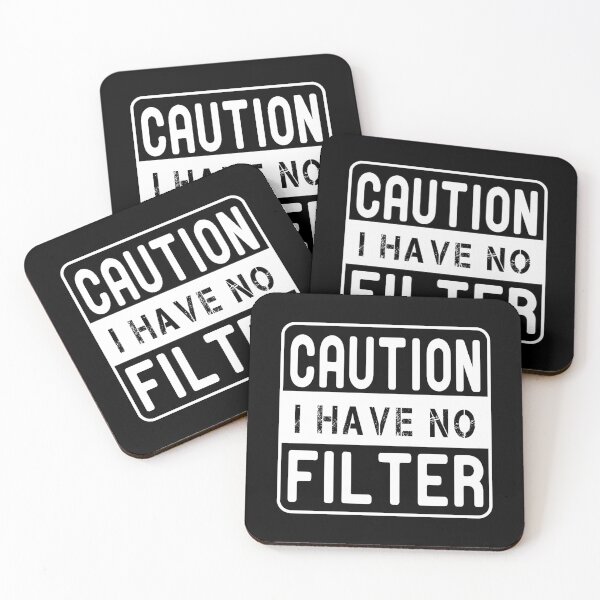 Item preview, Sarcastic Quote: Caution I Have No Filter ,Funny Quotes For Women,Workout  designed and sold by ZAstore.