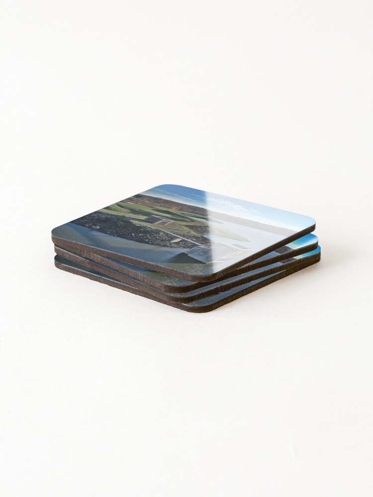 Thumbnail 4 of 5, Coasters (Set of 4), Lake Sunset Spring designed and sold by BirdsEyeViewing.