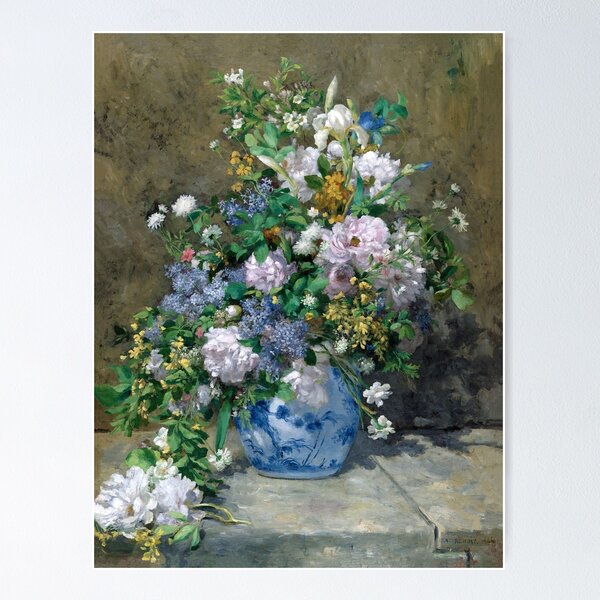 Aperçu de l'œuvre Pierre-Auguste Renoir (1841-1919) "Bouquet de printemps" créée et vendue par Alexandra Dahl.