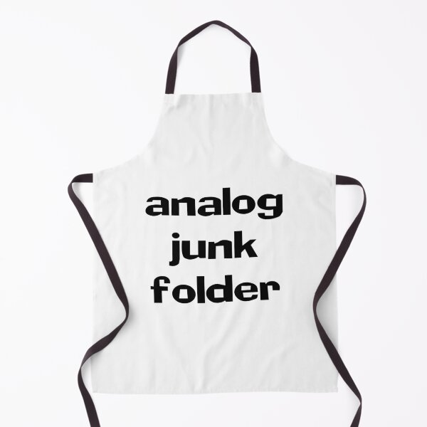 Item preview, Analog Junk Folder (white) Funny Quotes designed and sold by MondaysChild.