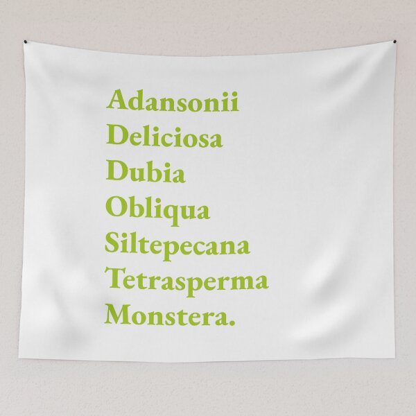 Item preview, Monstera Species Apparel designed and sold by KeepPlantsHappy.