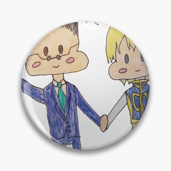 Item preview, Doctor Man x Chain Boy Chibi Sticker designed and sold by harleyjinx.