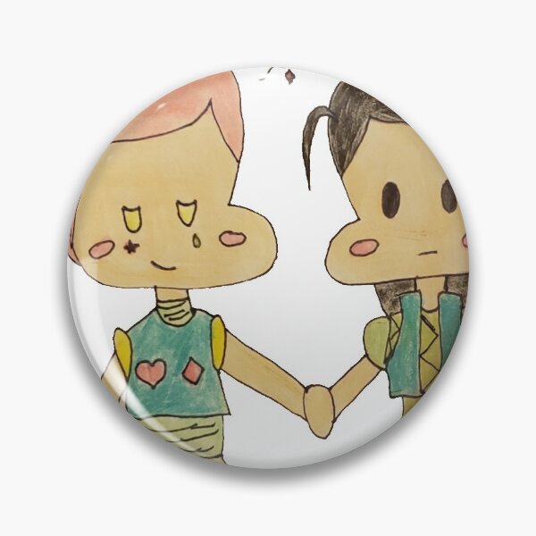 Item preview, Clown Man x Needle Man Chibi Sticker designed and sold by harleyjinx.