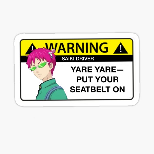 Discover 81+ anime car warning stickers latest - in.duhocakina