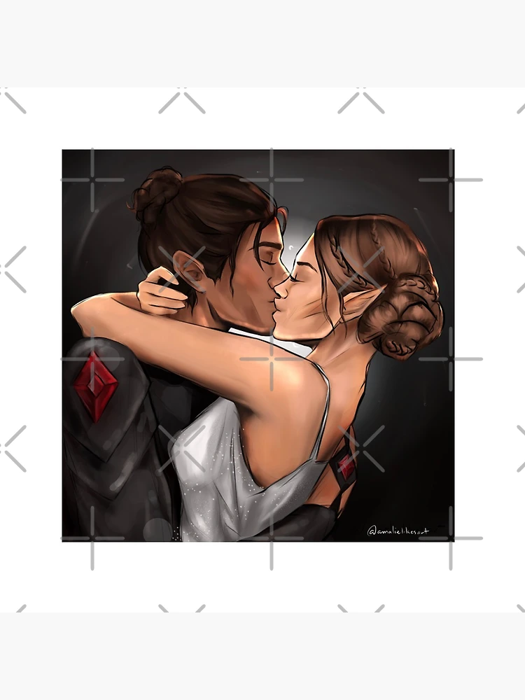 Cassian & Nesta Nessian ACOTAR outlet Fantasy enamel pin