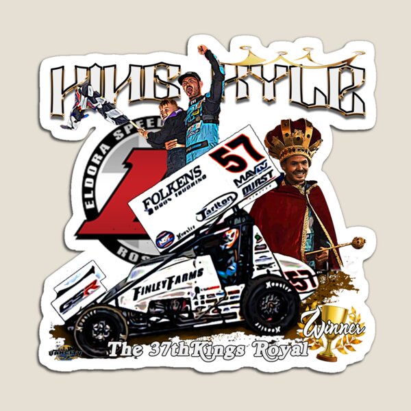 Item preview, KING KYLE, The 37th Kings Royal Winner Kyle Larson designed and sold by Elliot Klugh.